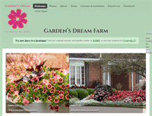 Tablet Screenshot of gardensdream.com